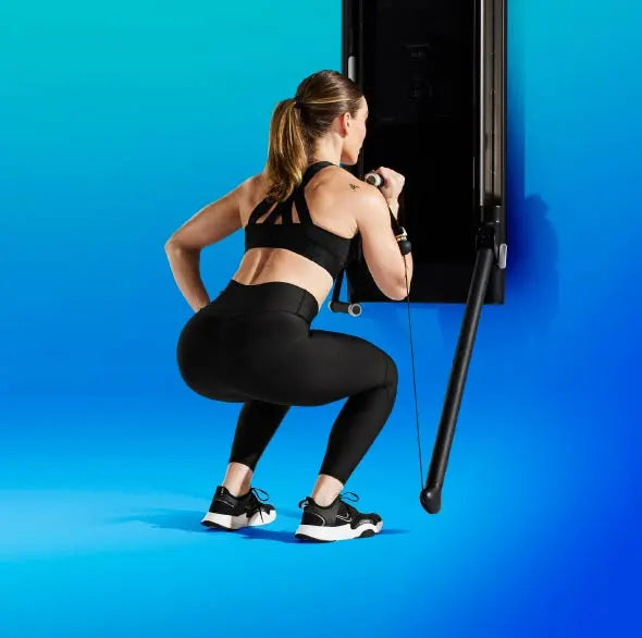 Racked Offset Squat
