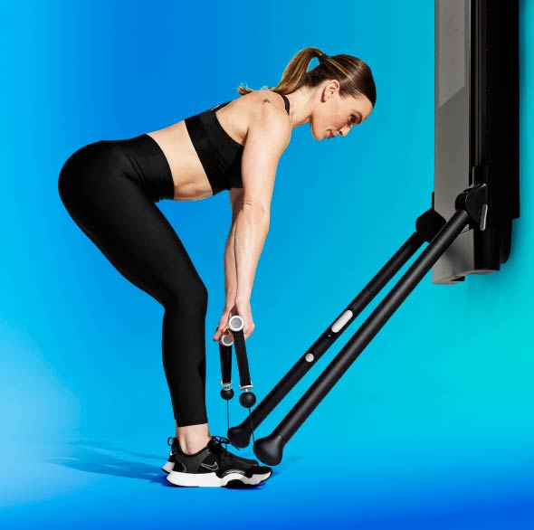 Person doing Tonal workout