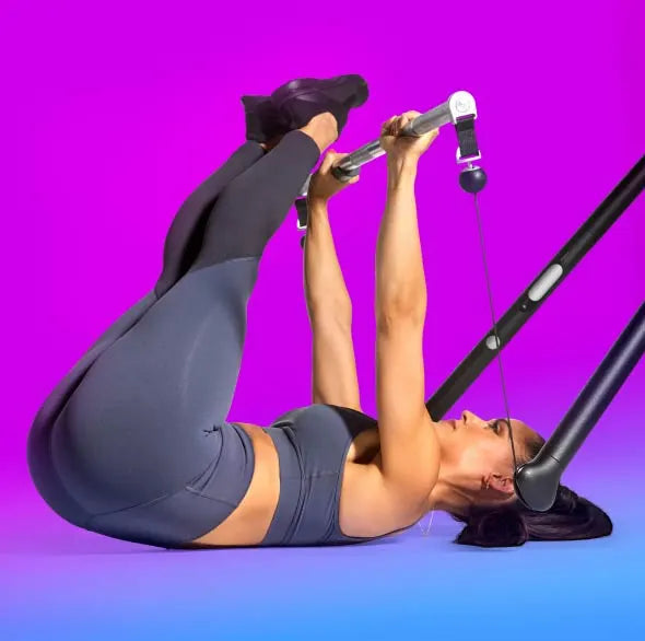 Barbell Lateral Leg Raise