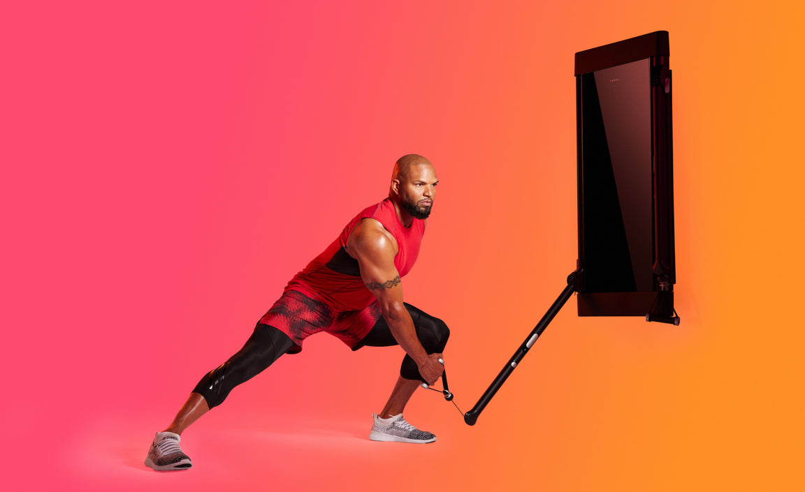 Person doing Tonal workout