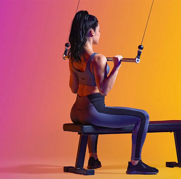 Person working out with a Tonal Resistance trainer