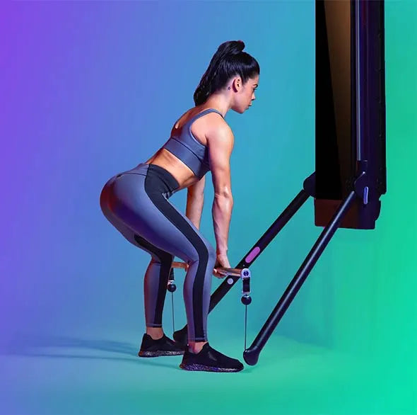 Person working out with a Tonal Resistance trainer