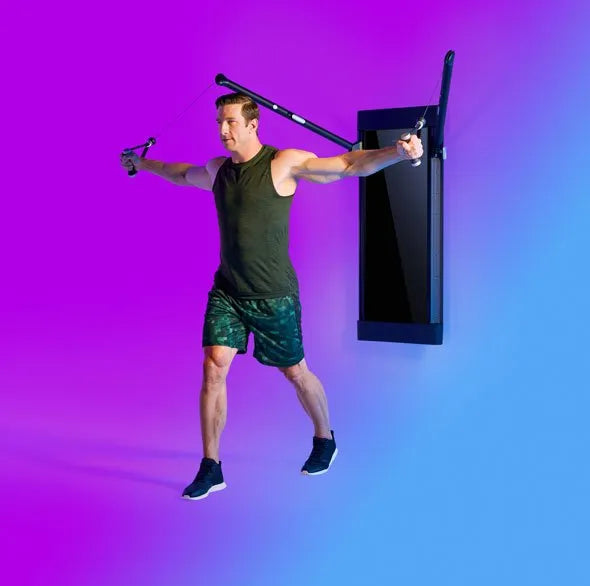 Person working out with a Tonal Resistance trainer