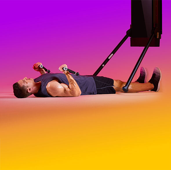 Person doing Tonal workout