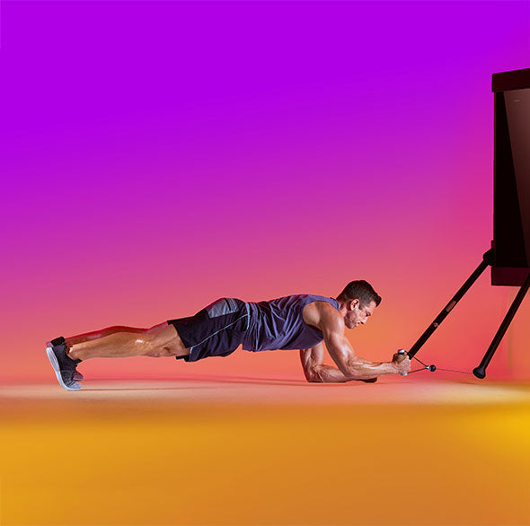 Person doing Tonal workout
