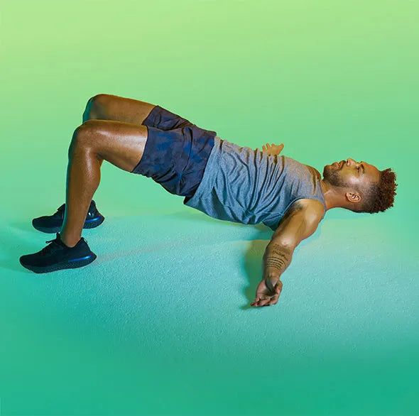 Person doing Tonal bodyweight workout