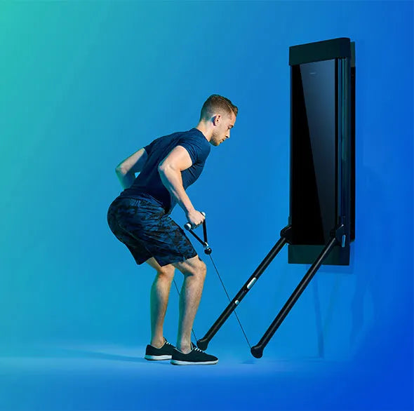 Person working out with a Tonal Resistance trainer