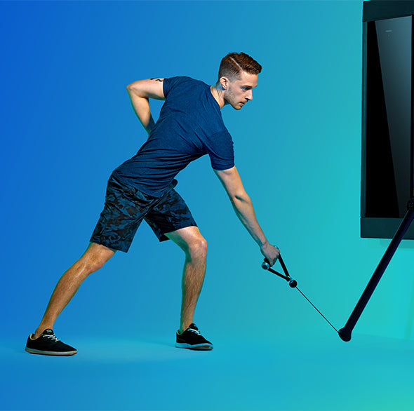 Person doing Tonal workout