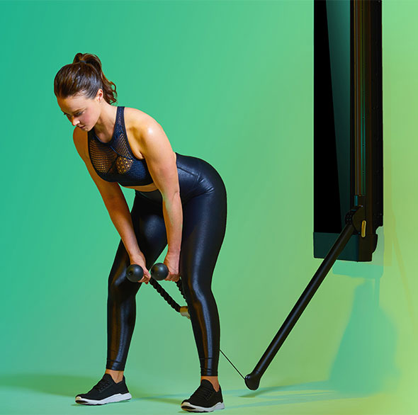 Person doing Tonal workout