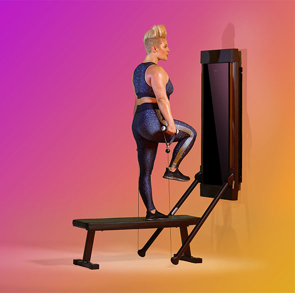 Person doing Tonal workout