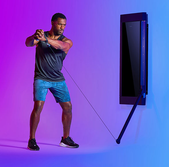 Person doing Tonal workout
