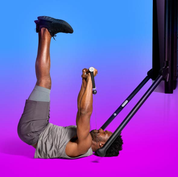 Person doing Tonal workout