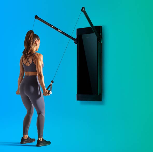 Person doing Tonal workout