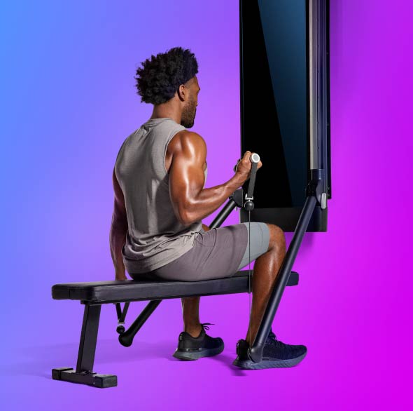 Person doing Tonal workout