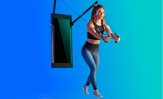 Person doing Tonal workout