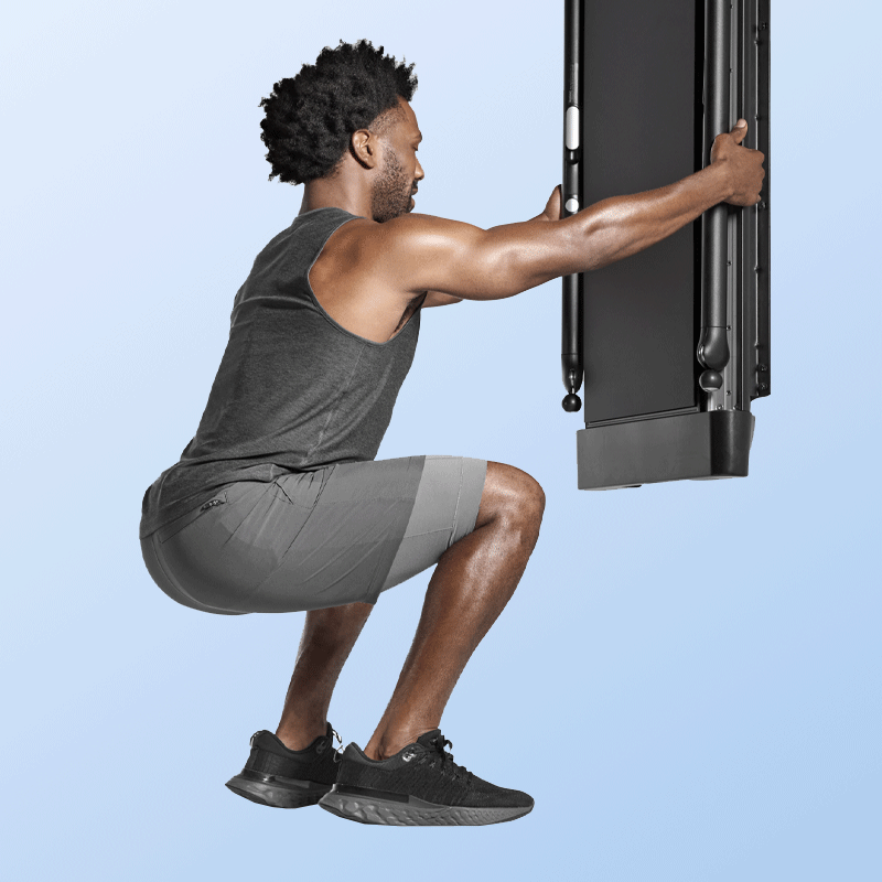 Assisted squat