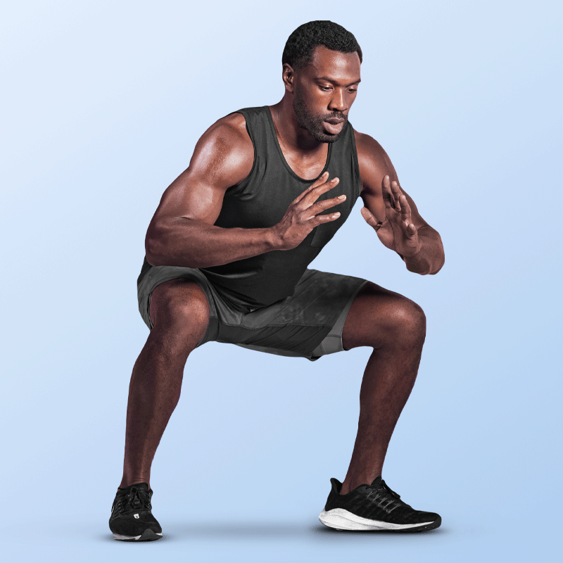 Iso squat hold
