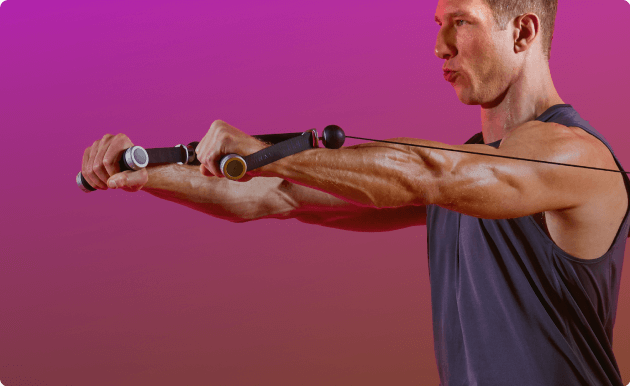 Person doing Tonal workout