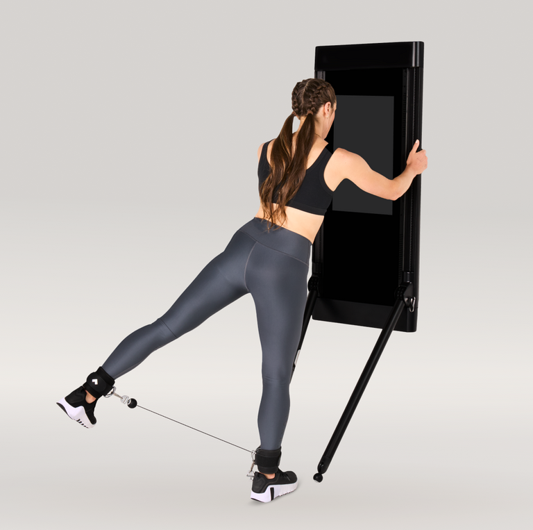 Ankle Straps Standing Diagonal Glute Kickback