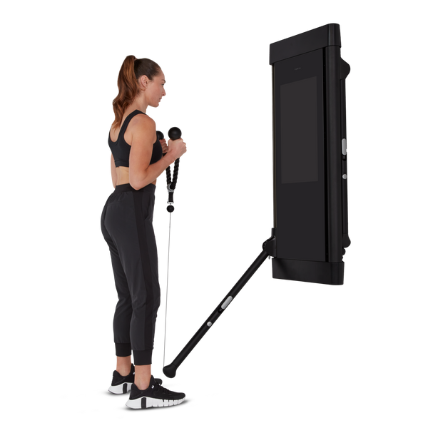 Hammer curl with rope attachment