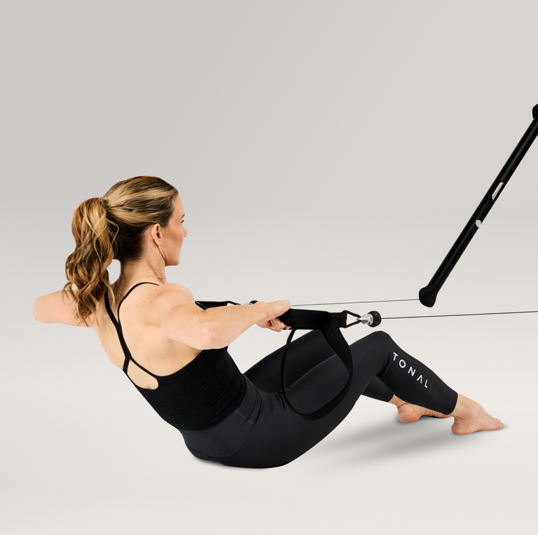 Pilates with a Tonal machine