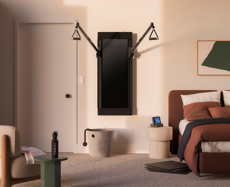 Tonal mounted on wall in a bedroom scene