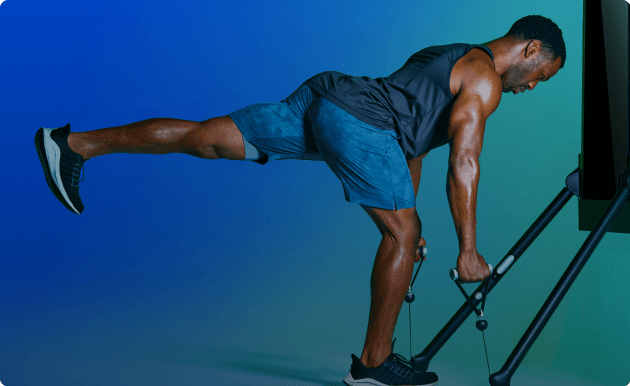 Person doing Tonal workout