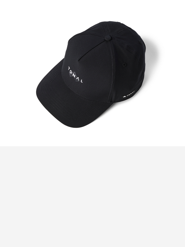 Top view of black Tonal hat