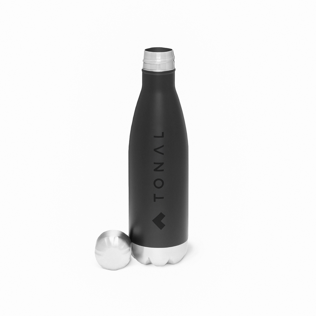 Tonal Performance stainless steel insulated water bottle with matte black finish